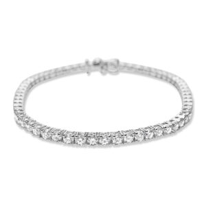 Diamond Tennis Bracelet in White Gold