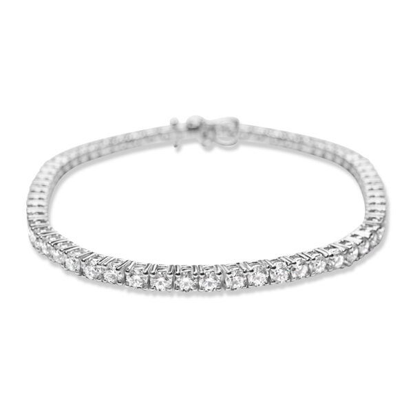 Diamond Tennis Bracelet in White Gold