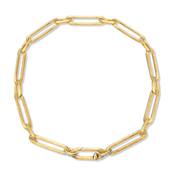 Nanis Libera Choker With Diamond Links Necklace in Gold